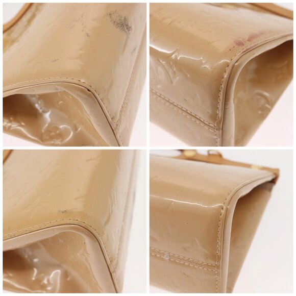 LOUIS VUITTON Vernis Roxbury Drive Bag 2Way Rose flow lantern M91391 Auth gh1053 - Picture 14 of 16